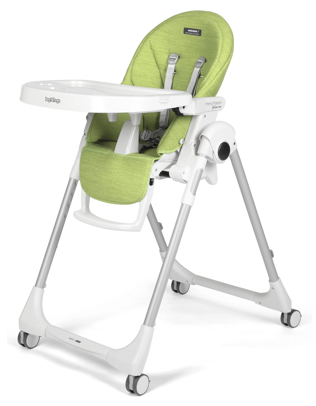 Стульчик для кормления Peg Perego Prima Pappa Follow Me (Wonder Green)