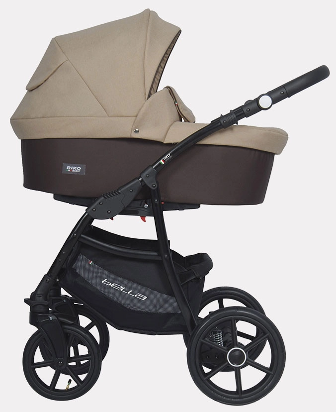Детская коляска Riko Basic Bella 3 в 1 07 коричневый-бежевый nqw3m92700raoj0xdp950oktu890yacn