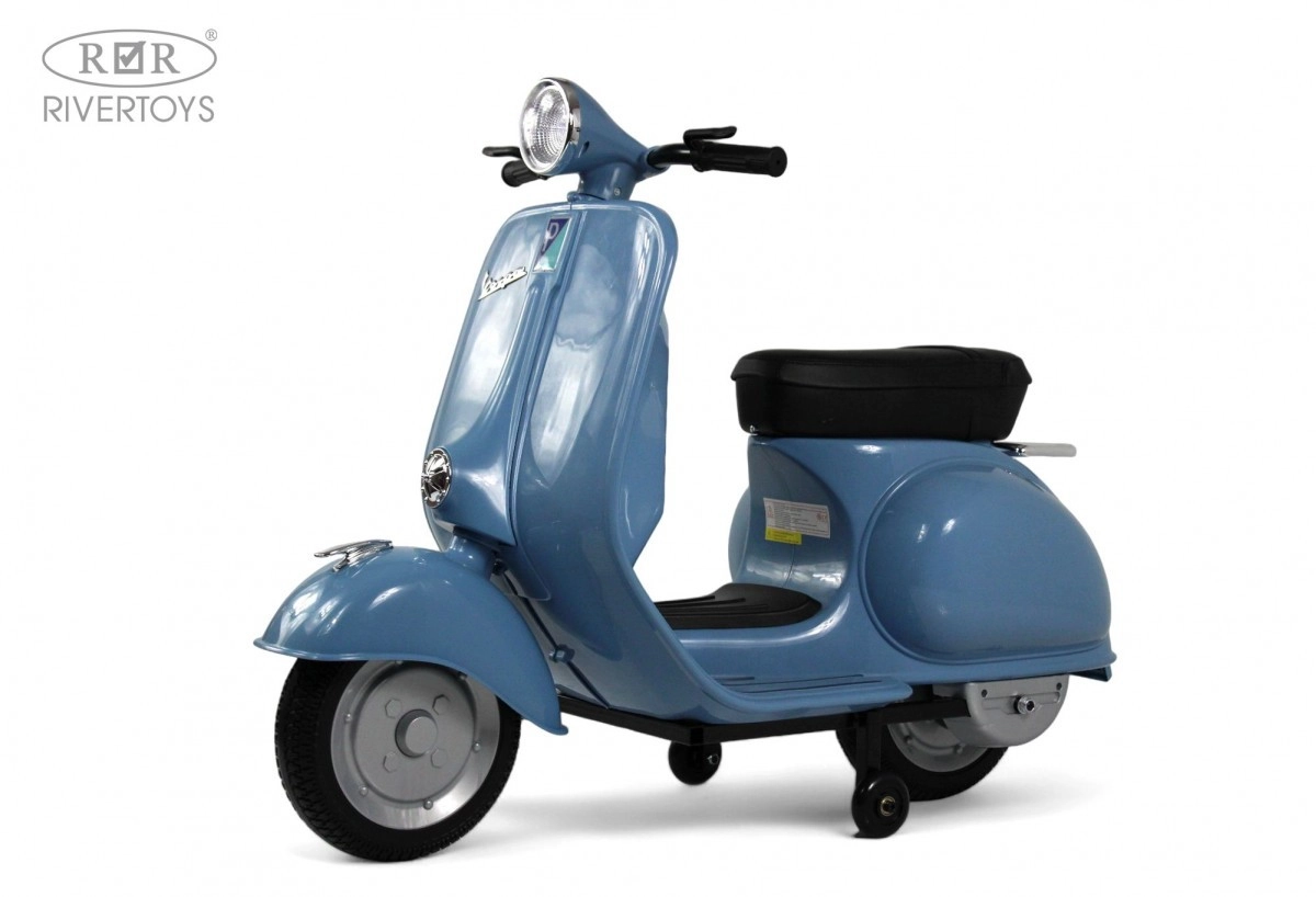 Детский электроскутер RiverToys VESPA M888MM синий koddx4b4u1qp33xl1ffgsw01z0aetd21