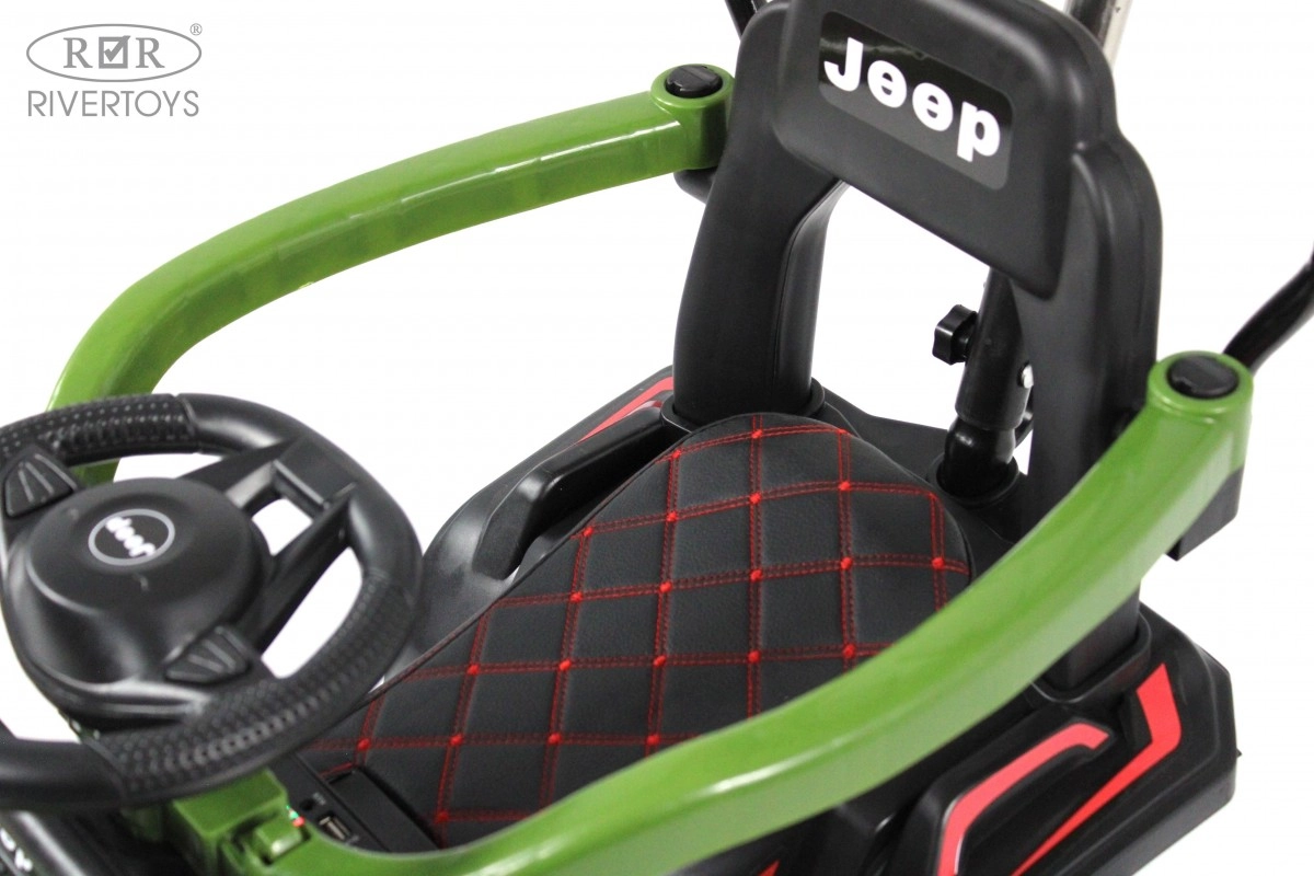 Детский электромобиль RiverToys G003GG зеленая 1knqltf9b2pshnmpaa9c8ud7vw8gzwf0