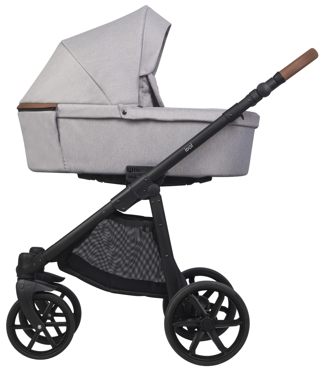 Коляска 2 в 1 RIKO BASIC IDOL 01 Stone (серый) l9l01vaxmobngcedzedvyh4ramyecpsz