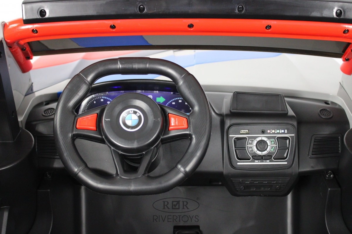 Детский электромобиль RiverToys K007AM серый xmv1qxbeqru1ya2kjqq7cwgudg23plit