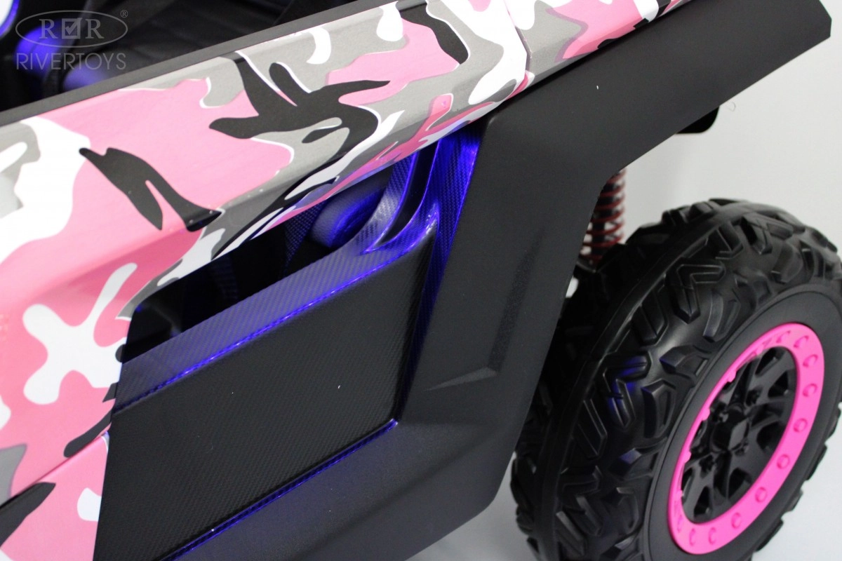 Детский электромобиль RiverToys T777TT 4WD розовый камуфляж 6h08adw6eut2i2qzf03z5wyiu2ous8st