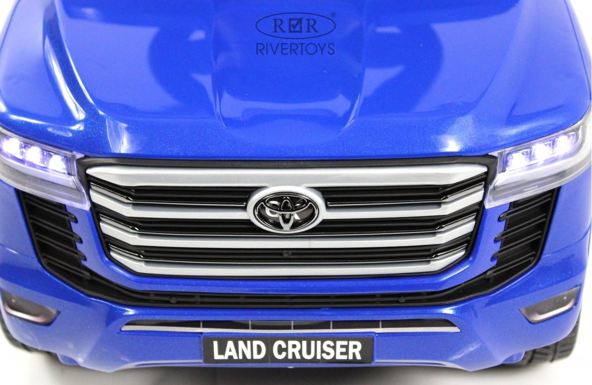 Детский толокар RiverToys Toyota Land Cruiser 300 Z002ZZ-B синий zq7edtw8rkw4mhnqs7ksmkz5wbumleos