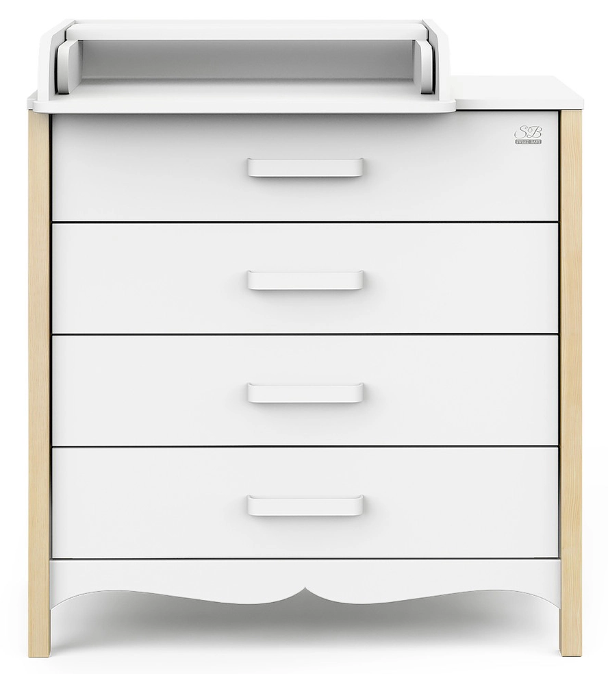Пеленальный комод Sweet Baby Maestro Белый/Натуральный 8pj063twppaldlun2ujejcdpbzuhi5ff