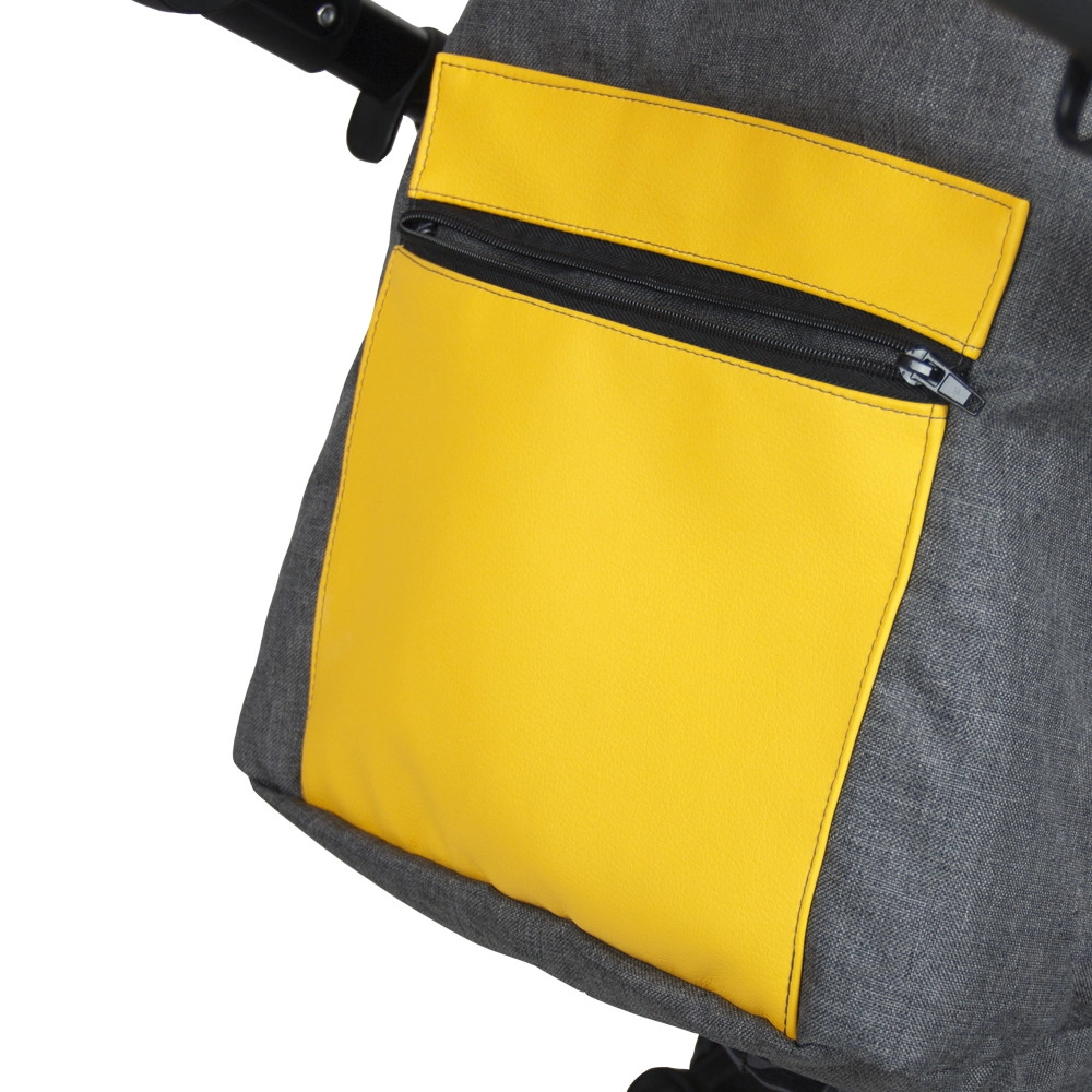 Коляска 2в1 Alis ALVARO т.серый+св.серый+желтая кожа 67mr33fbj6eklml7so5vo3vv0m9r3ag9