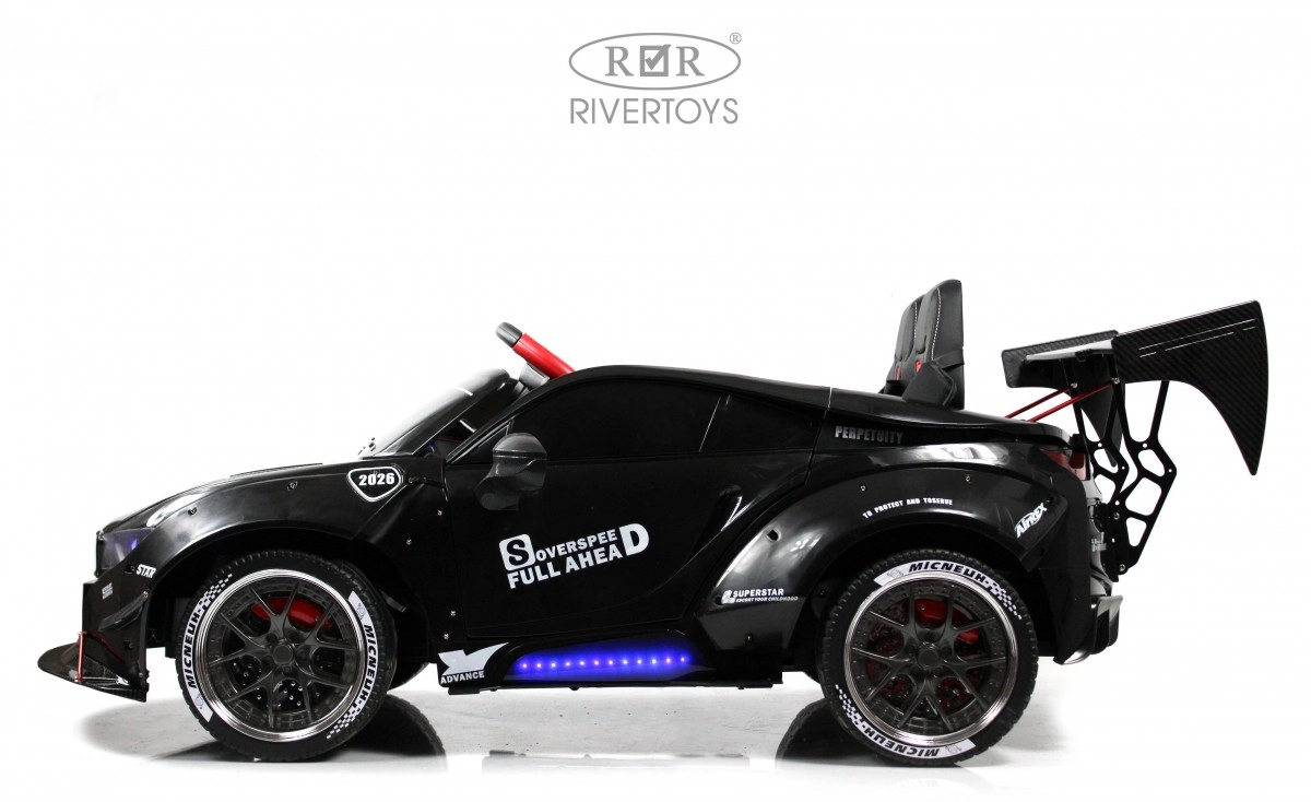 Детский электромобиль RiverToys G007GG черный tsbf1wqg5yjmobhig5l16qmy4m9i3hiz