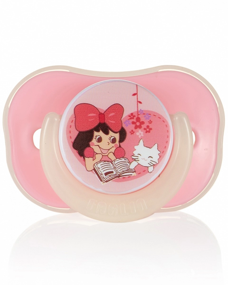 Силиконовая пустышка Farlin 6+ мес. (в контейнере + цепочка для пустышки) Розовый 108100939-silikonovaya-pustishka-farlin-6-mes-v-konteinere--cepochka