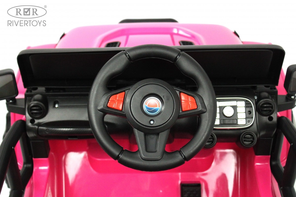 Детский электромобиль RiverToys T222TT 4WD розовый tvq9exuezo8x9ox68m31clxgj2dc41ob