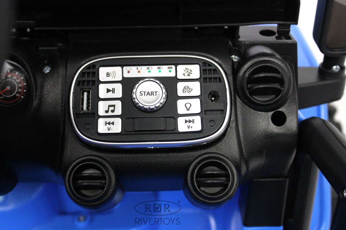 Детский электромобиль RiverToys T222TT 4WD синий gopi5syvrwi708ti9biqxbhi1nkzvnu4