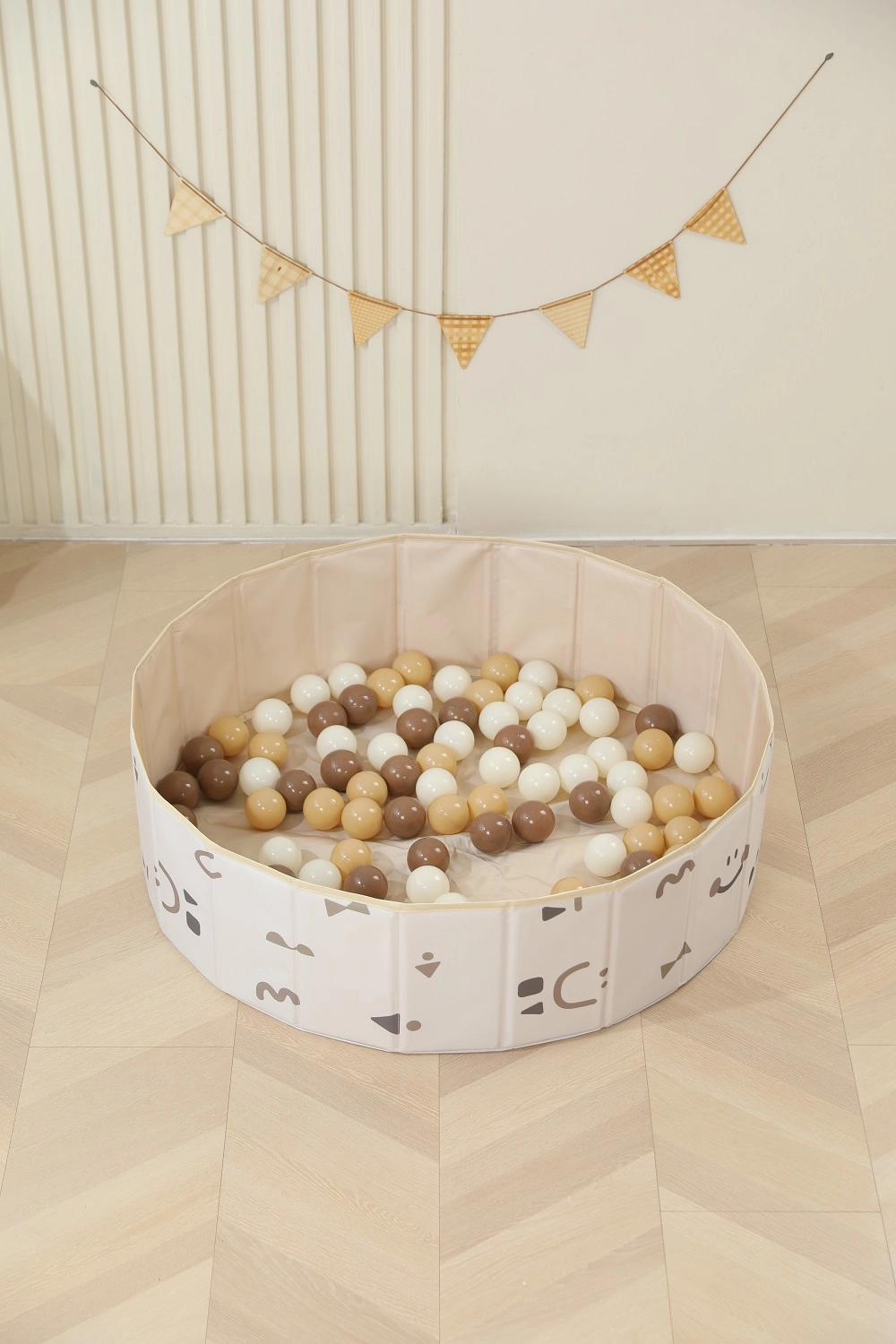 Сухой бассейн UNIX Kids Smile 100 (без шариков) Camel 108131793-suhoi-bassein-unix-kids-smile-100-bez-sharikov-camel