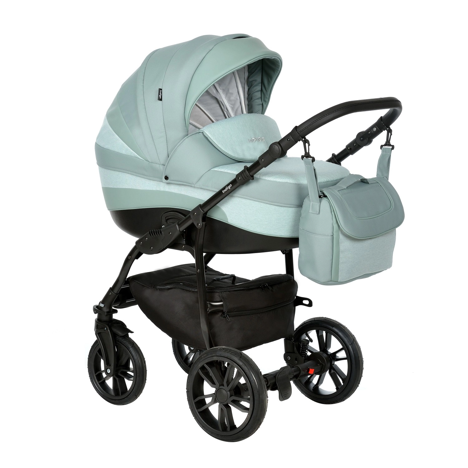 Коляска 2 в 1 Indigo INDIGO  шалфей 3cf8b0adaf3969211ff20e8a4b00a82c