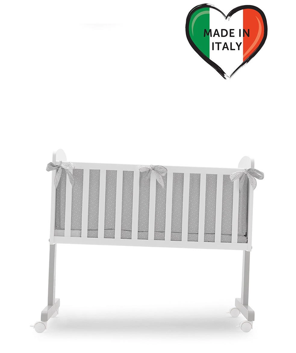 Колыбель Erbesi Ninna Cuoricine белый/серый xeazwf51u7z1n05j3up3p8l0azawwkgb