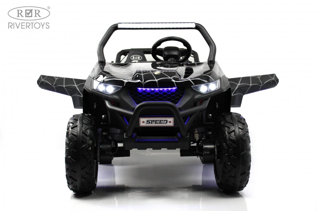 Детский электромобиль RiverToys T777TT 4WD черный Spider 1xv5unkmfxc3mtxzc832nhfuoh4wvt7k