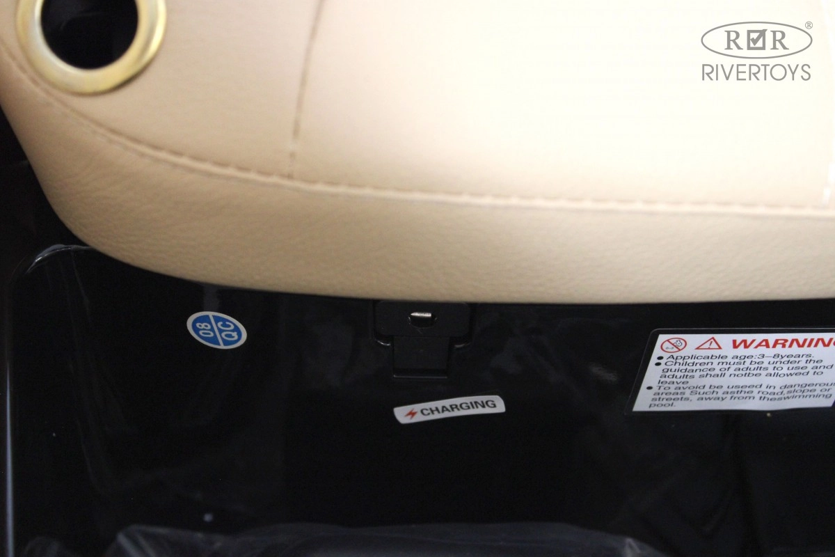 Детский электромобиль RiverToys X005XX черно-золотой nbbl4senuuseh5w7ukdmxryz1elud2ex