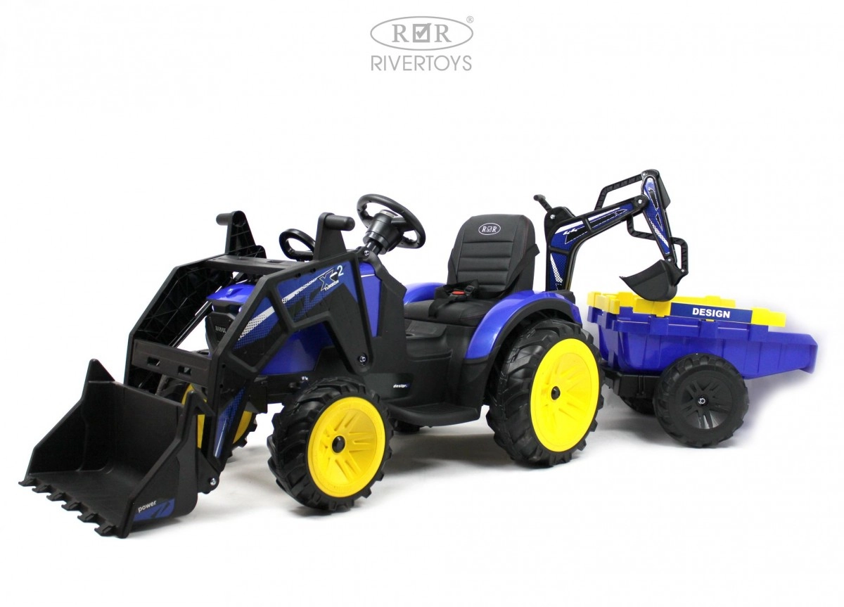 Детский электромобиль RiverToys экскаватор-погрузчик A777MP BLUE синий 62dpgxcdevsaa912picmwvb05zc8ovb2