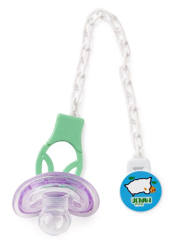 Эластичная пустышка и цепочка от Farlin с 6+ мес. Фиолетовый 108100981-ielastichnaya-pustishka-i-cepochka-ot-farlin-s-6-mes-fioletovii