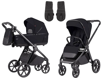 Коляска 2 в 1 Carrello Omega + CRL-6540 (Cosmo Black)
