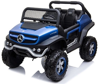 Детский электромобиль RiverToys Mercedes-Benz Unimog Concept P555BP (Синий глянец)