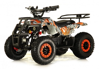 Детский электроквадроцикл RiverToys TIKI LUX (оранжевый)