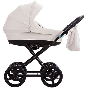 Коляска 2в1 AroTeam COCOLINE PRIMA  (белая кожа)