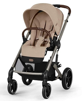 Прогулочная коляска Cybex Balios S Lux TPE (Almond Beige с дождевиком)