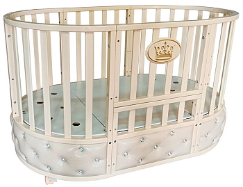 Детская кроватка Palermo Betty Elegance 6 в 1 с маятником