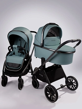 Коляска 2 в 1 Amarobaby Motus Premium Ecco (лагуна)