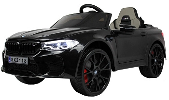Детский электромобиль RiverToys BMW M5 Competition A555MP (черный)