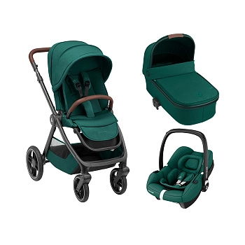 Коляска 3 в 1 Maxi-Cosi Oxford CabrioFix I-Size (Essential Green)
