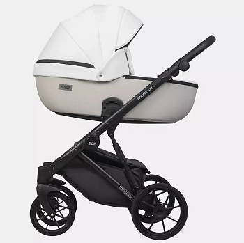 Коляска 3 в 1 RIKO BASIC MONTANA ECCO (32 White-Light Silver (белый-св.серый))