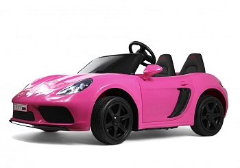 Детский электромобиль RiverToys Porshe Cayman T911TT (розовый)