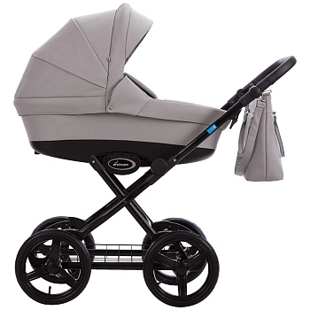 Коляска 2в1 AroTeam COCOLINE PRIMA  (серая кожа)