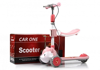 Детский самокат RiverToys HB-T-66 (розовый)