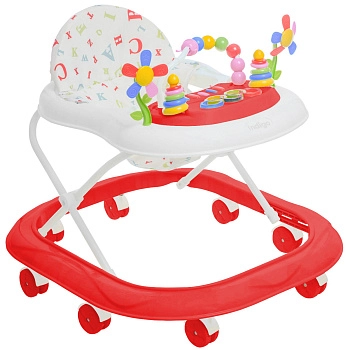 Детские ходунки Indigo ABC (красный)