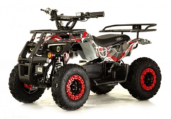 Детский электроквадроцикл RiverToys TIKI (красный спешл)