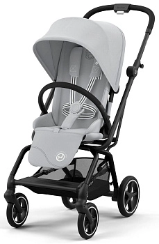 Прогулочная коляска Cybex Eezy S Twist + 2  (BLK Fog Grey с дождевиком и бампером)