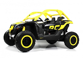 Детский электромобиль RiverToys BRP Can-Am Maverick Y111YY (желтый)