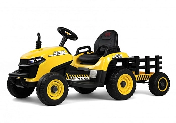 Детский электромобиль RiverToys K111KK (желтый)