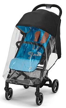 Прогулочная коляска Cybex Beezy (Beach Blue с дождевиком и бампером)