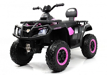 Детский квадроцикл RiverToys T001TT 4WD (розовый)
