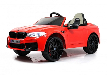 Детский электромобиль RiverToys BMW M5 Competition A555MP (красный)
