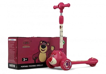 Детский самокат RiverToys HB-T-12 (розовый)