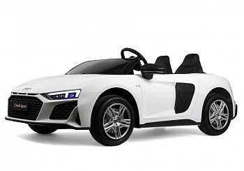 Детский электромобиль RiverToys AUDI R8 M333MM (белый)