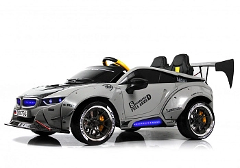 Детский электромобиль RiverToys G007GG (серый)