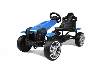 Детский веломобиль RiverToys C222CC (синий)