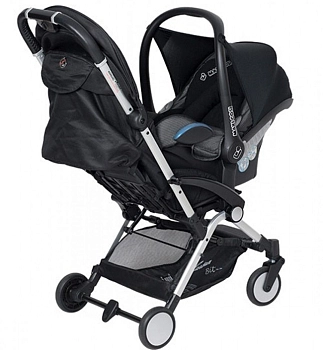 Адаптер для крепления автолюльки Maxi Cosi на коляску Hartan Bit (черный)