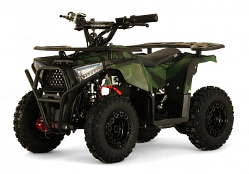 Детский электроквадроцикл RiverToys MIKA (зеленый камуфляж)