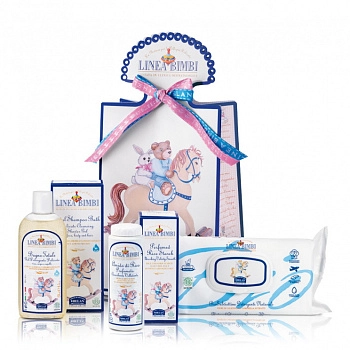 Набор Helan Linea Bimbi Trio детской косметики из трех средств (розовый)