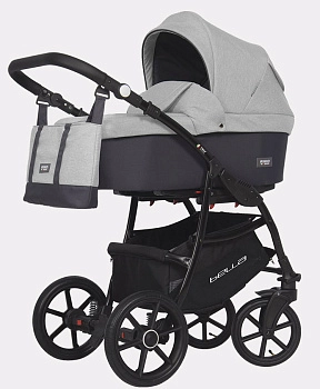 Детская коляска Riko Basic Bella 3 в 1 (01 серый-графит)